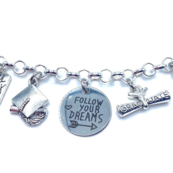 Graduation Charm Bracelet - Picture 6 of 8